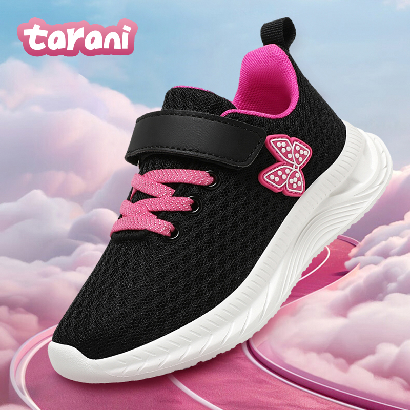 Velcro Hook Loop - Sportloopschoenen voor meisjes met klittenband Ademend