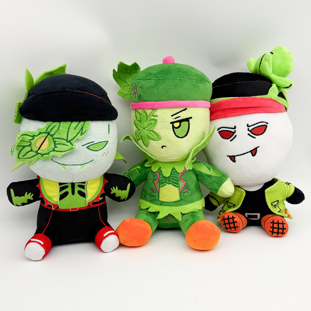 Cosplay Plushie Prop - Grappig spel groene radijs knuffels Griefer