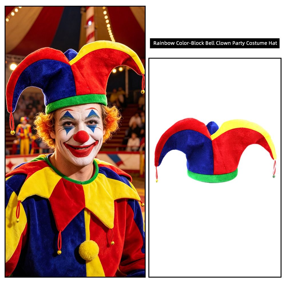Cap Prop Veelkleurige Clownhoe - Free Cosplay Prop Patterns recensie en prijs