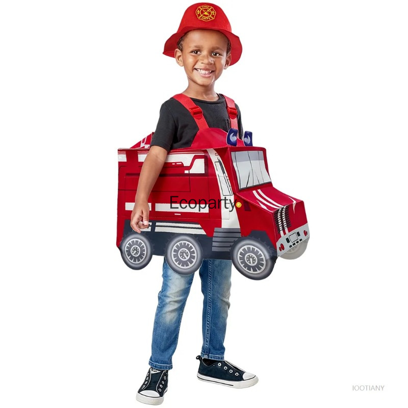 Kinderen grappig brandweerauto - Cosplay Fire Prop recensie en prijs