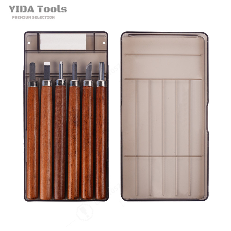 Handgraveer messenset met rode - Craft Knife Set recensie en prijs