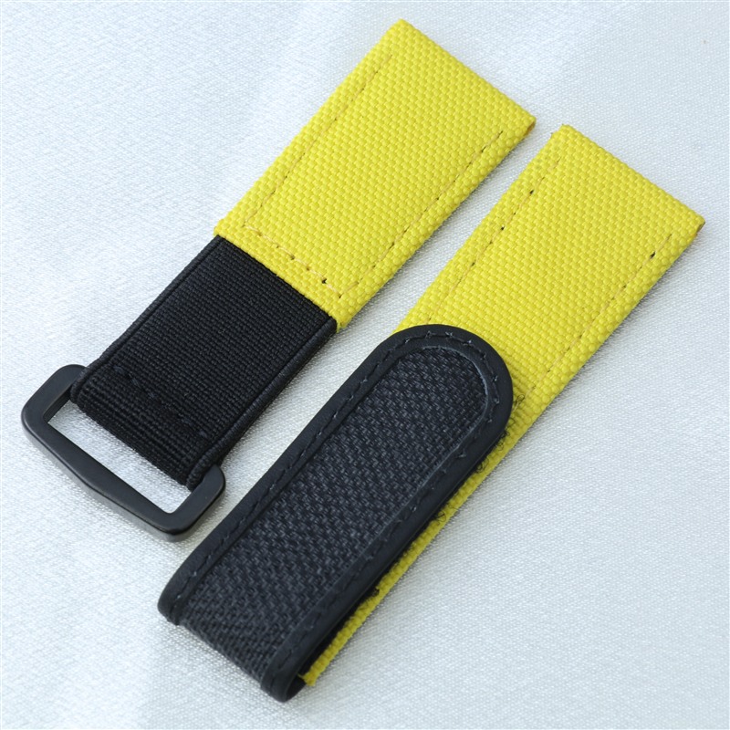 22mm nylon lederen horlogeband - Velcro Hook Loop recensie en prijs