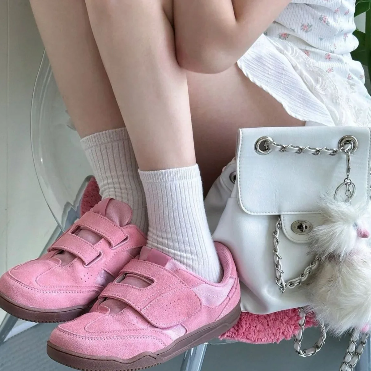Retro sneakers met klittenband - Velcro Hook Loop recensie en prijs